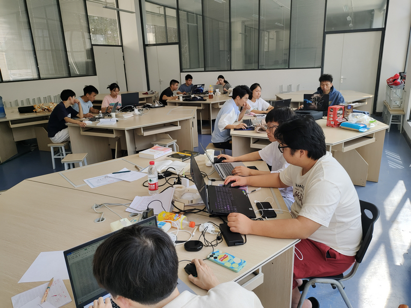1杏耀平台交通职业技术学院团队培训参赛场景。杏耀平台交通职业技术学院供图